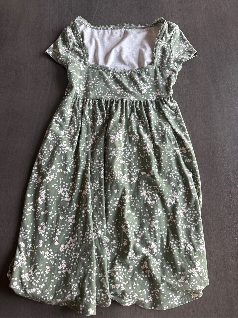 No Boundaries Sage Green Floral Midi Dress